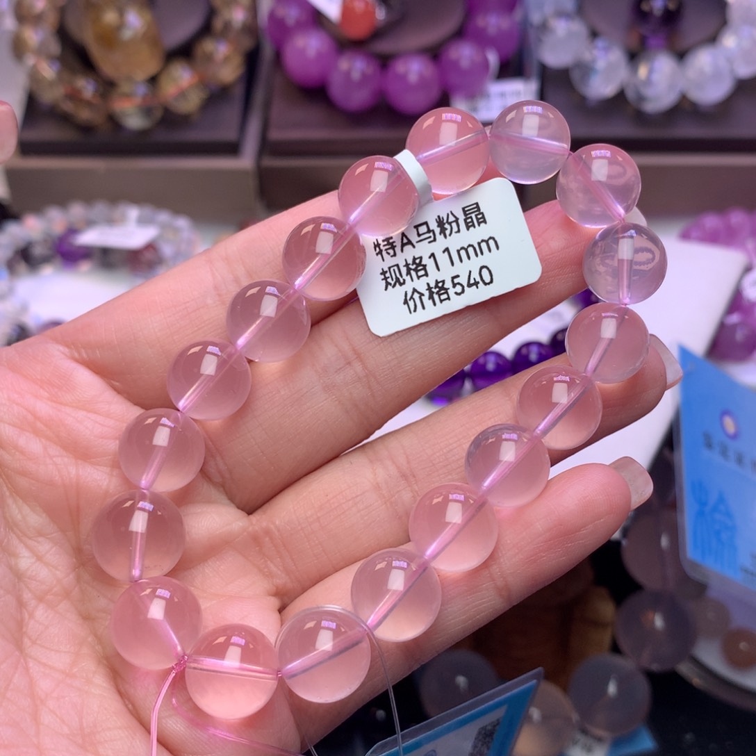 水晶手链未镶嵌饱**a手链