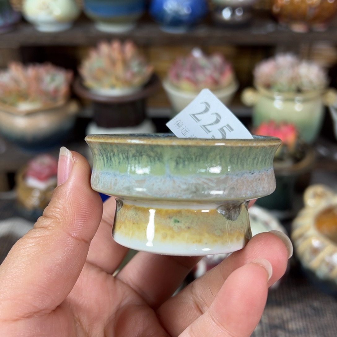 红陶景德镇手工花盆