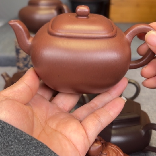 长***工紫砂茶壶宜兴紫砂