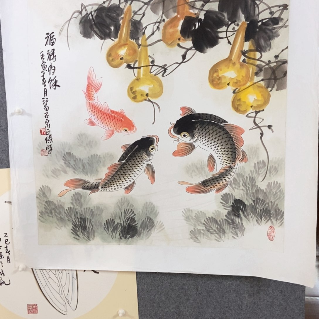 国画陈正保手绘国画