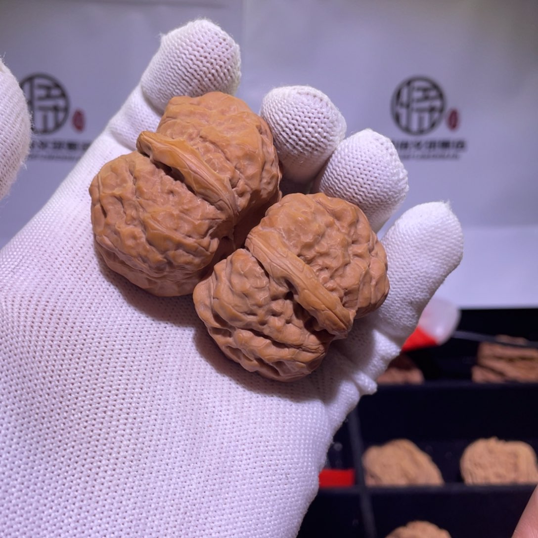 文玩核桃把件蛤蟆头 754