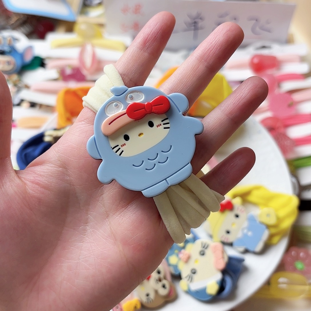 布艺铁合金发圈一个