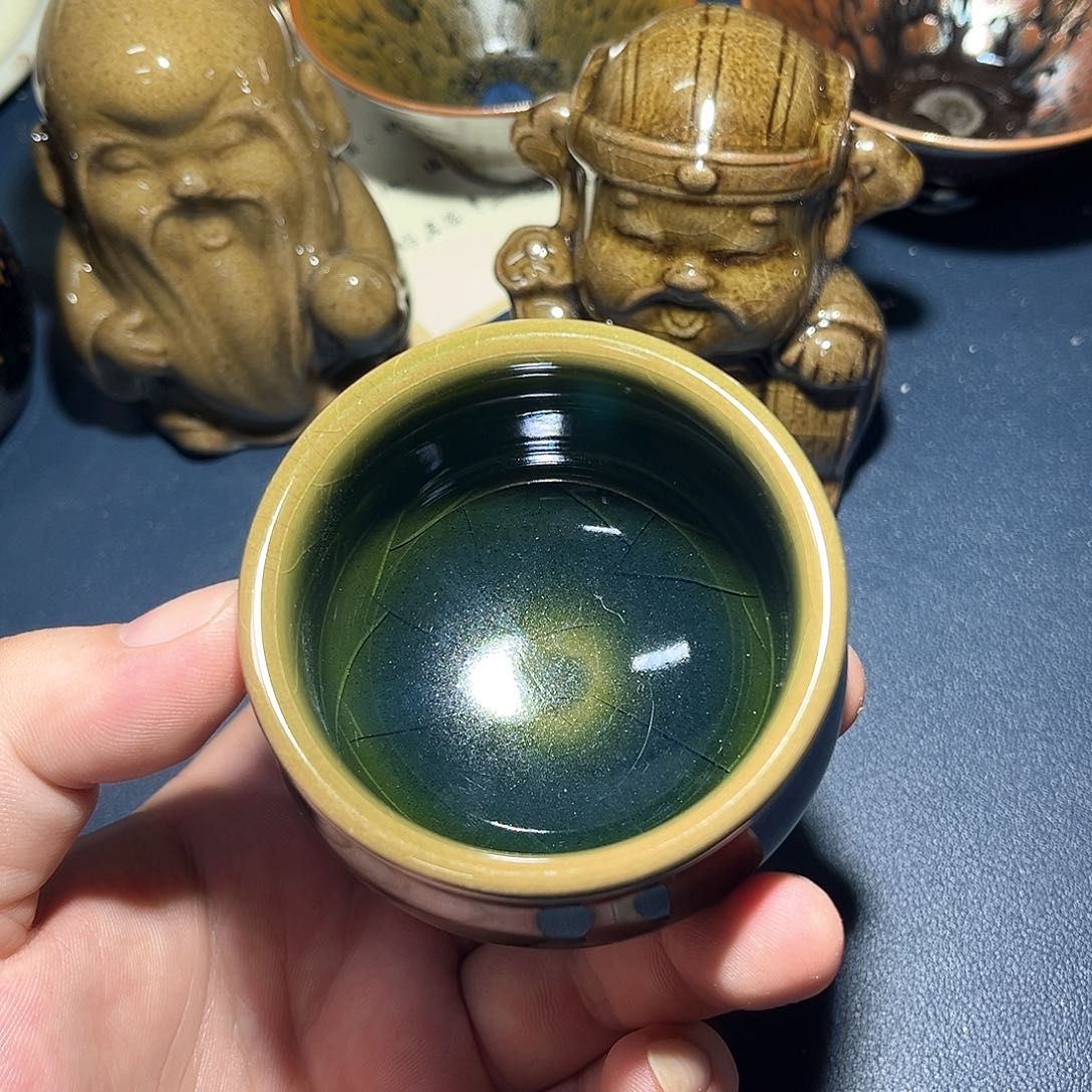 茶盏建盏手握泡茶主人杯