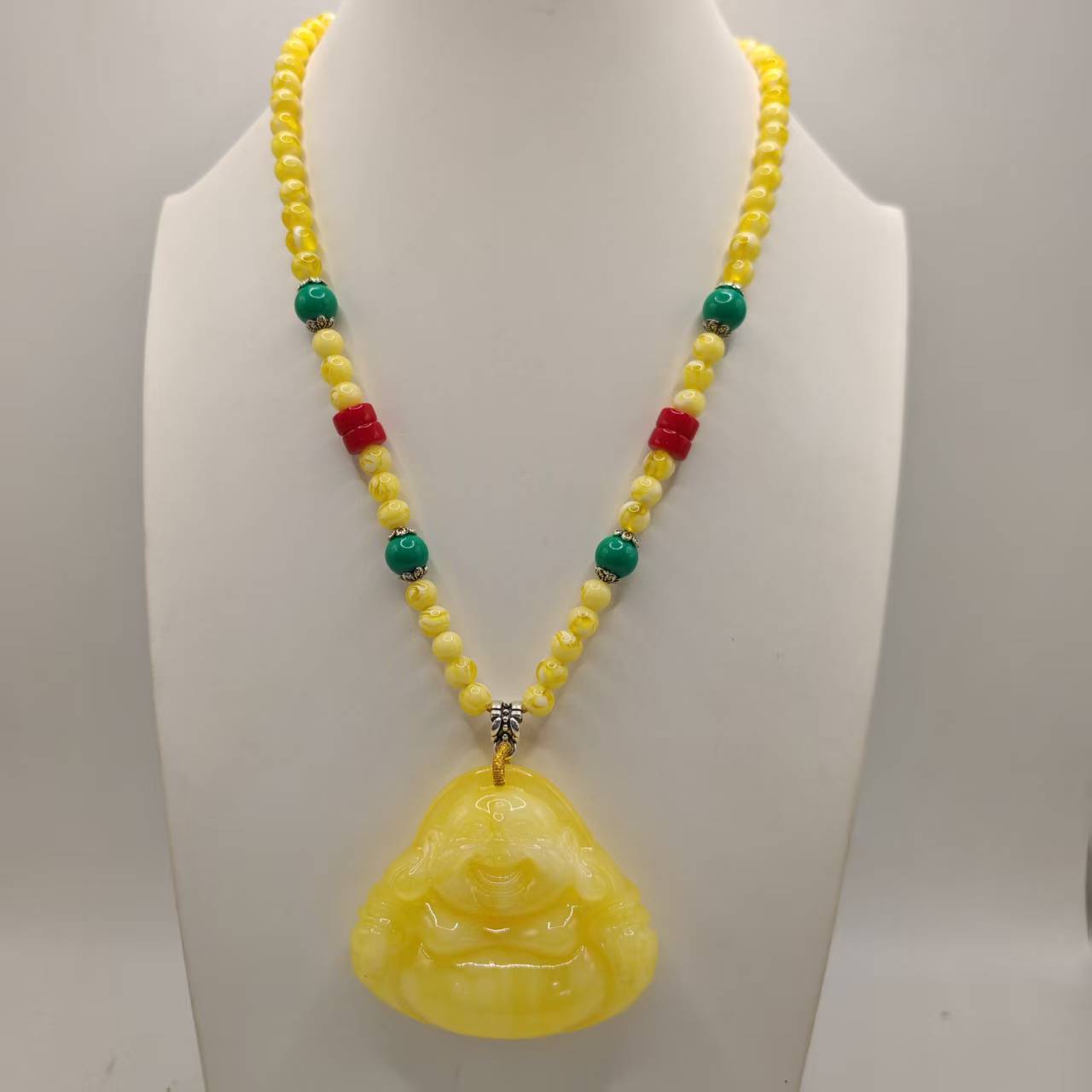 833百搭款金角蜜佛公雕刻项链