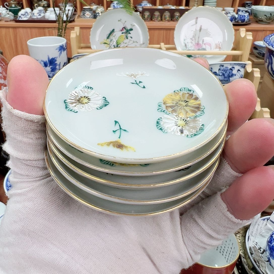 柴窑茶杯茶壶小杯托