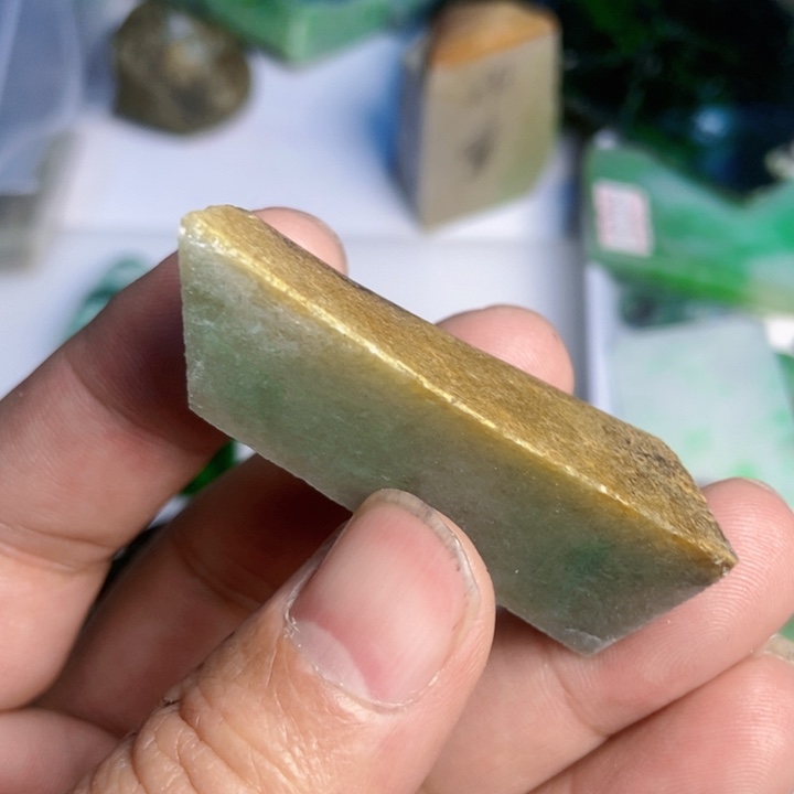 翡翠散珠天然翡翠A货挂件