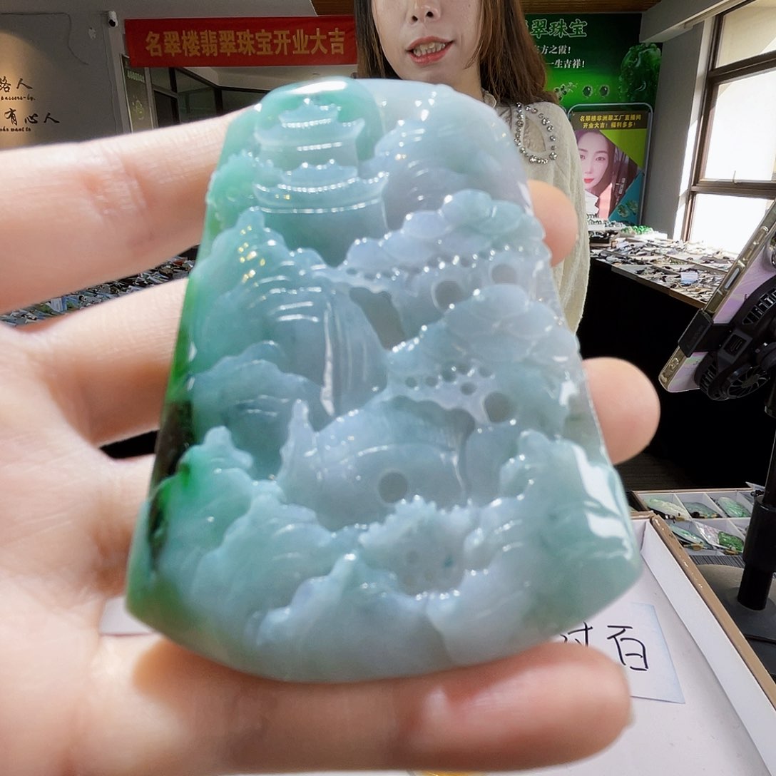 颈饰未镶嵌翡翠翡翠