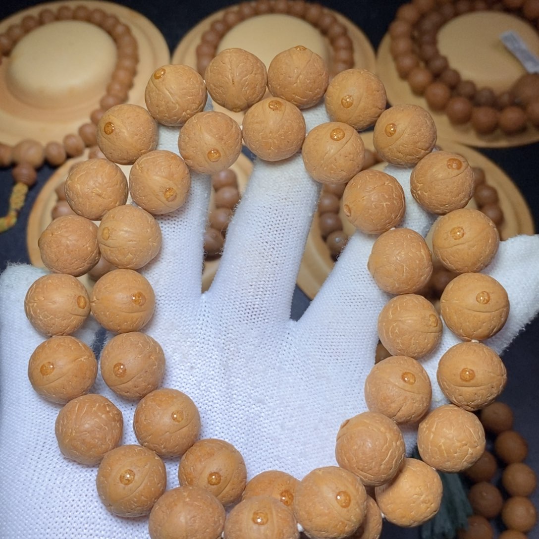 吊坠凤眼菩提15.5mm新籽铁皮圆桩大眼手持36颗