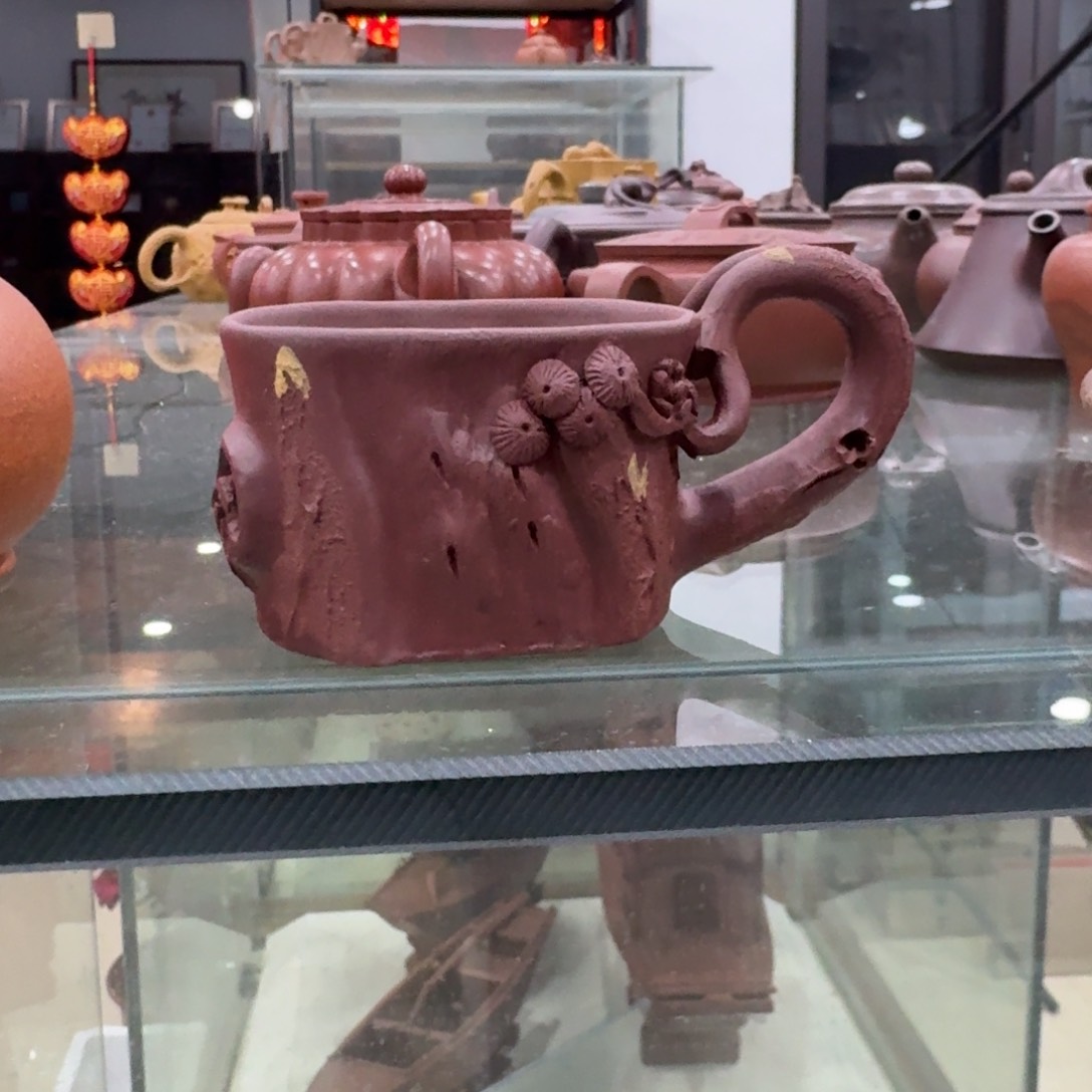 紫砂茶壶?***?宜兴紫砂 原矿微瑕
