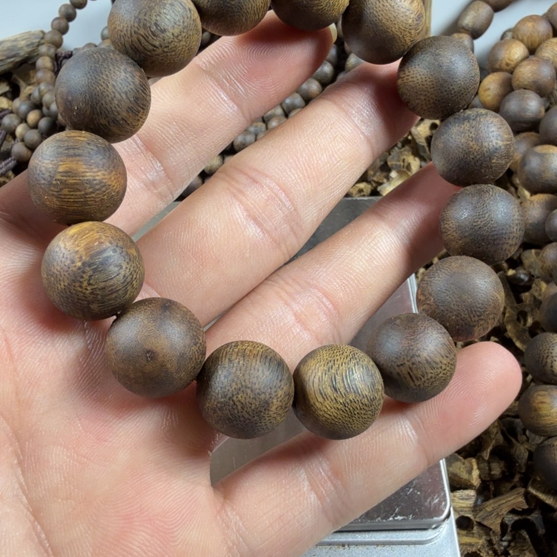 渠***头沉香碎屑沉香罗门黑棋17克