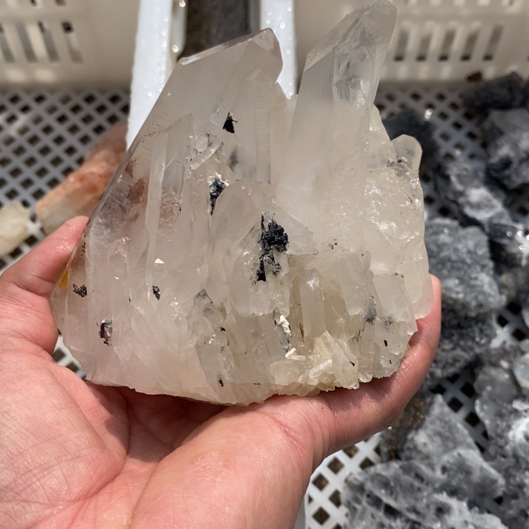 水晶水晶原石摆件未镶嵌