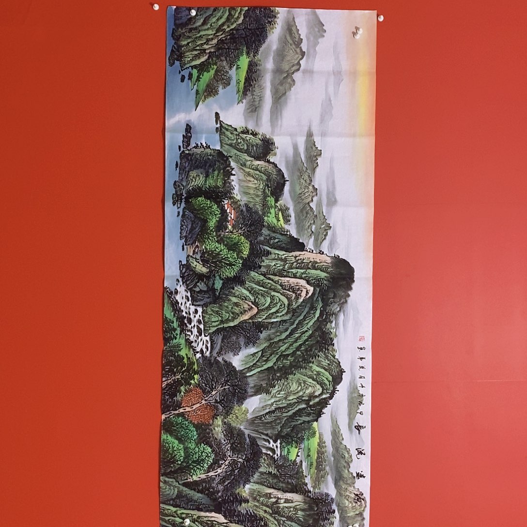 国画山水花鸟国画作品