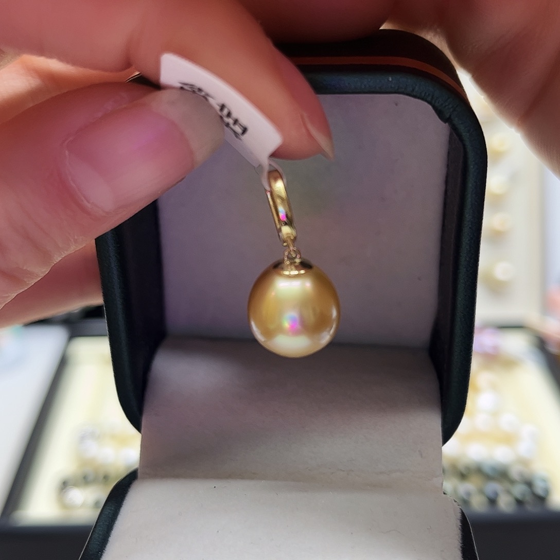 海水珍珠银S925镶嵌颈饰