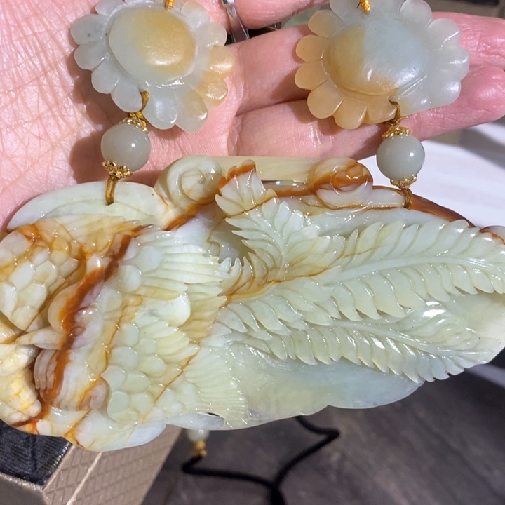 岫玉毛衣链未镶嵌