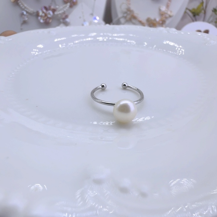 未镶嵌淡水珍珠戒指