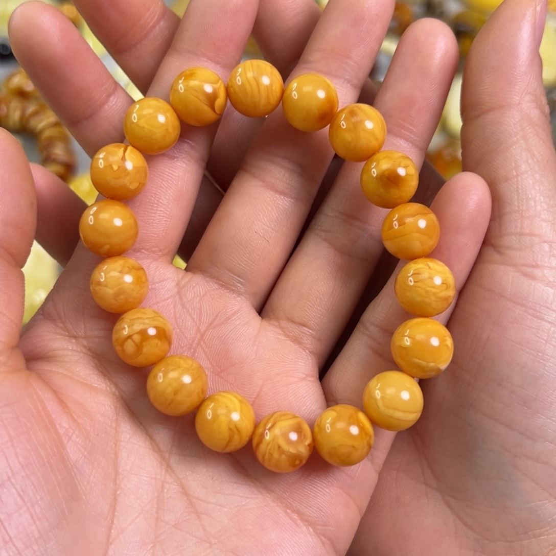 蜜蜡裸石未镶嵌蜜蜡