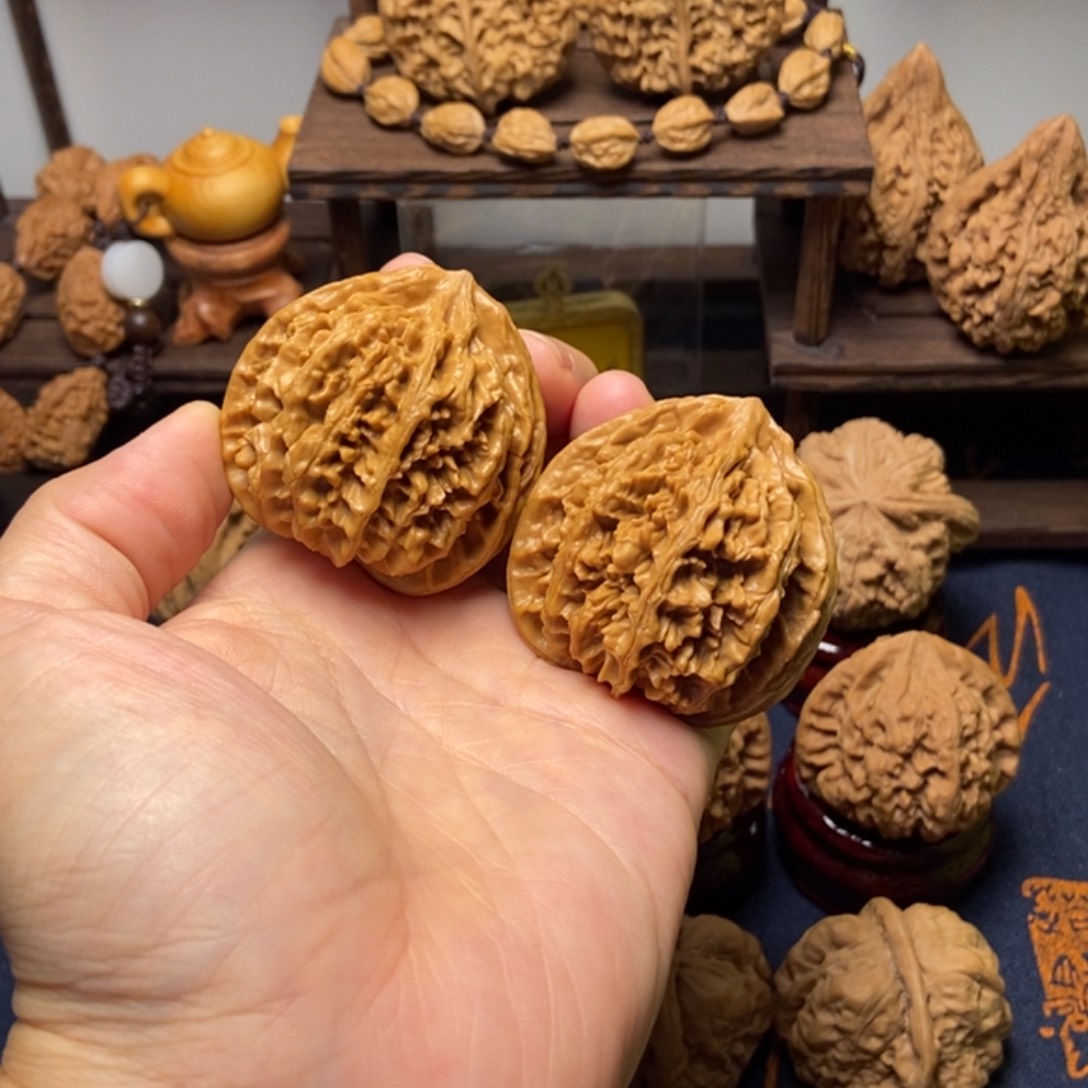 把件文玩核桃全品状元冠尺寸45