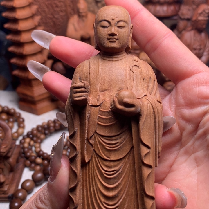 檀香木把件老山檀木微瑕