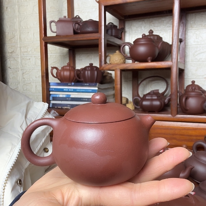 真***。紫砂茶壶西施180cc半手工