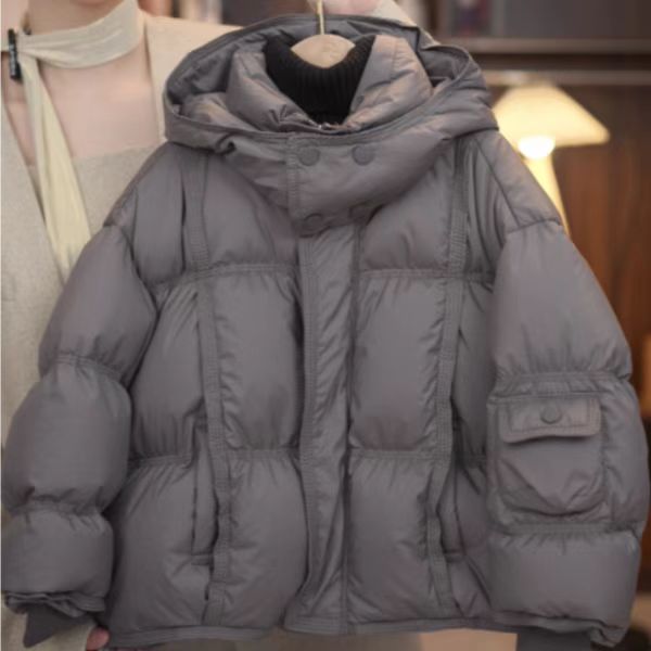 C【刘】2025极寒系列设计冬款男孩女孩中性白鸭羽绒服