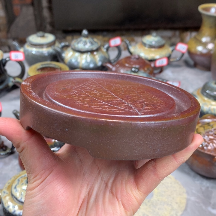 紫砂茶壶干泡台紫砂艺术制作