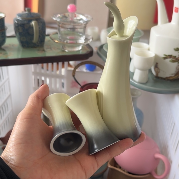 微瑕陶瓷茶具茶杯茶壶