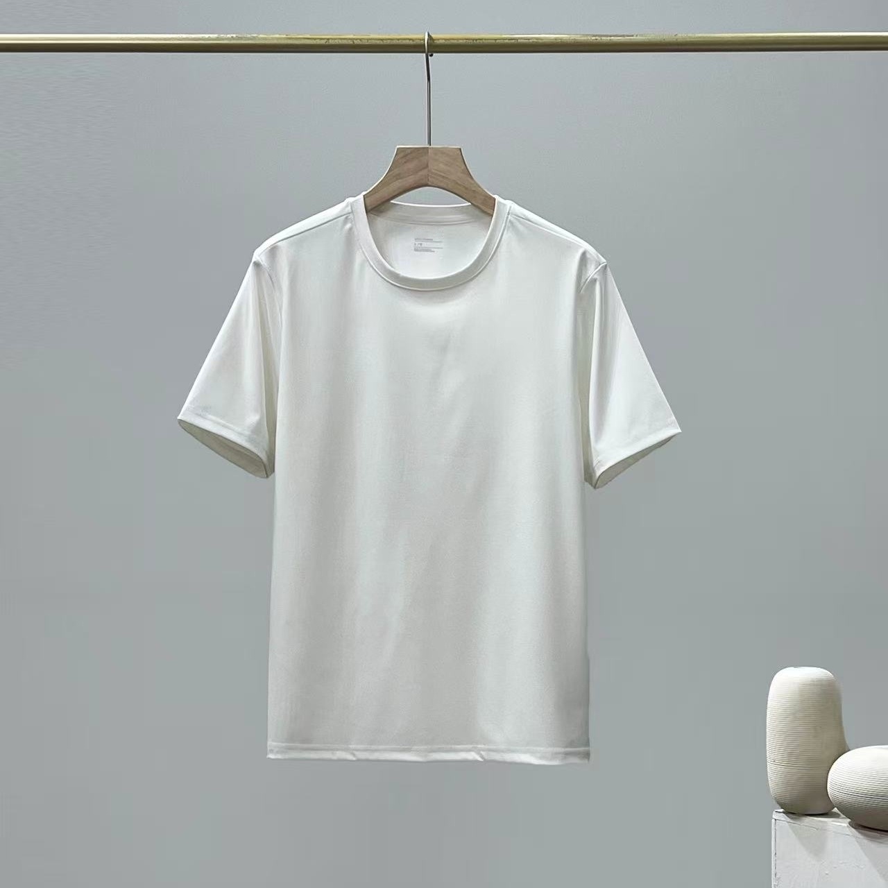 SC25511 夏季速干接触凉感高弹运动圆领T恤