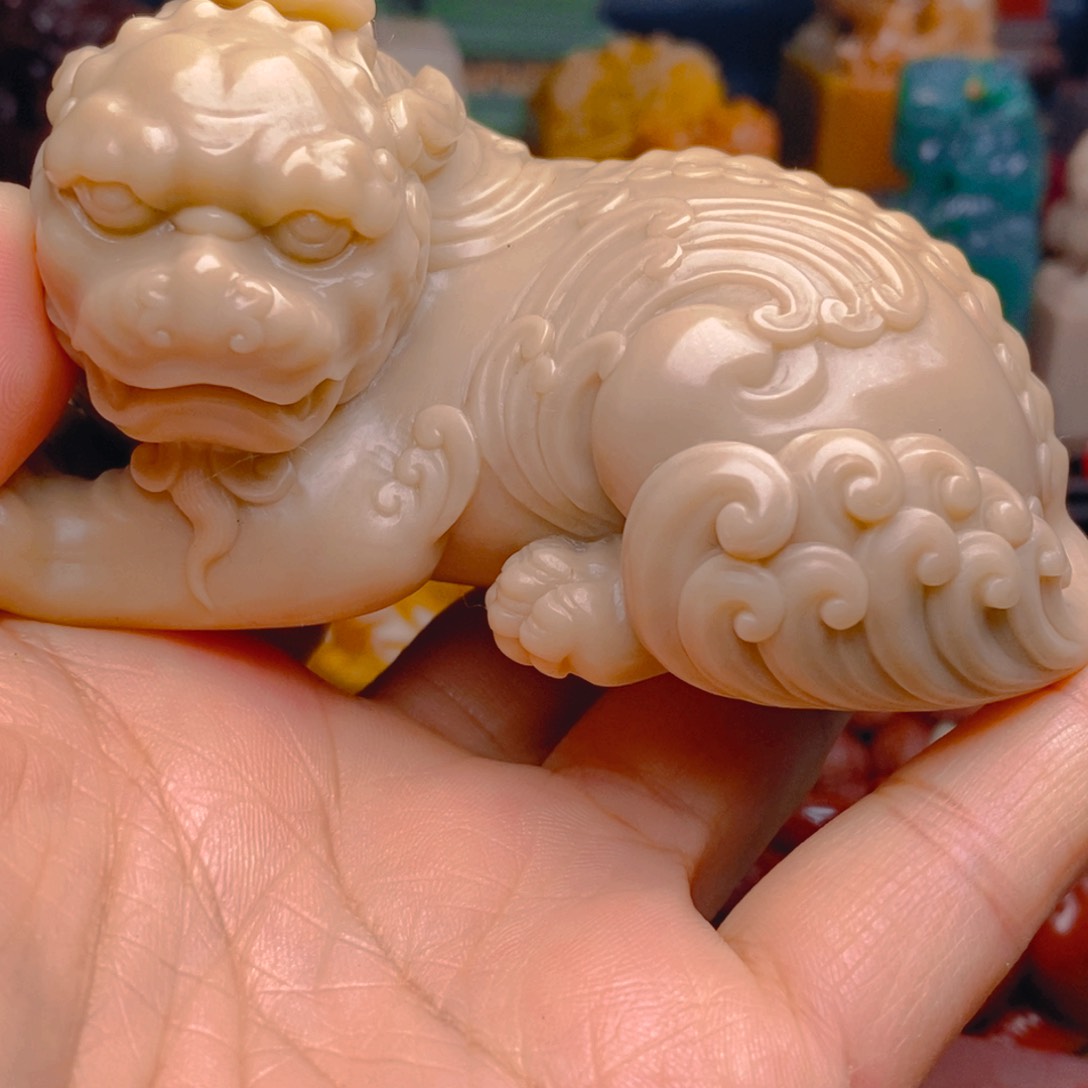 寿山石印石随**欲古兽