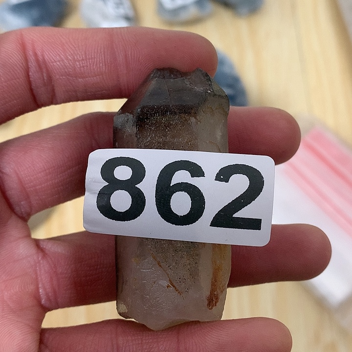 水晶尼日利亚白水晶单晶柱未镶嵌