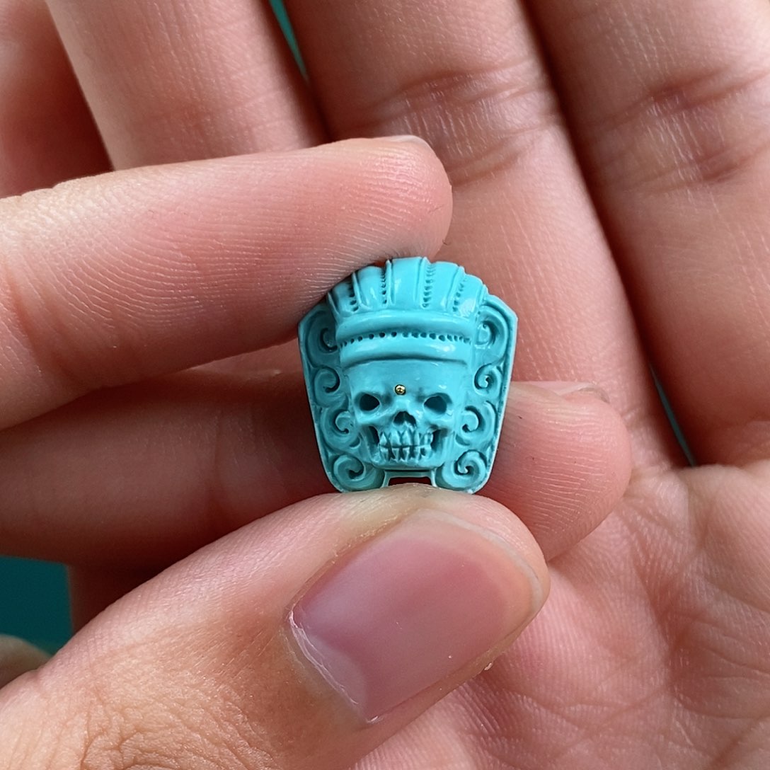 绿松石珠宝奇石未镶嵌