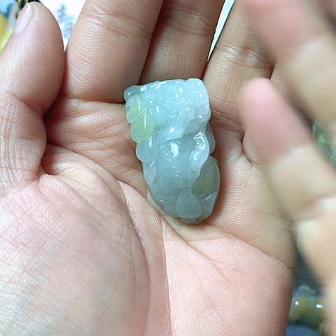 翡翠颈饰未镶嵌天然缅甸翡翠a货