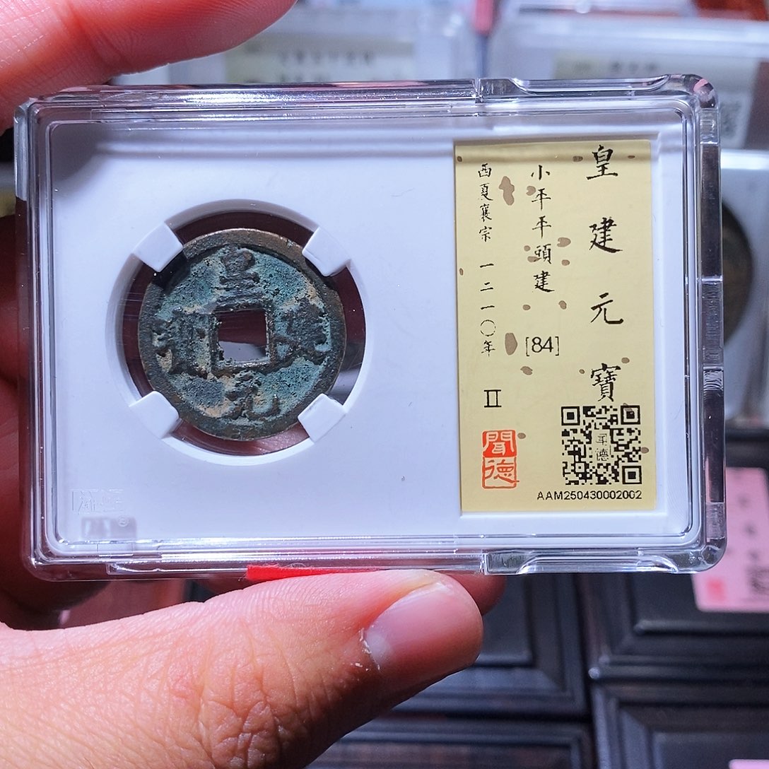 铜瀚海文物w皇建元宝2002