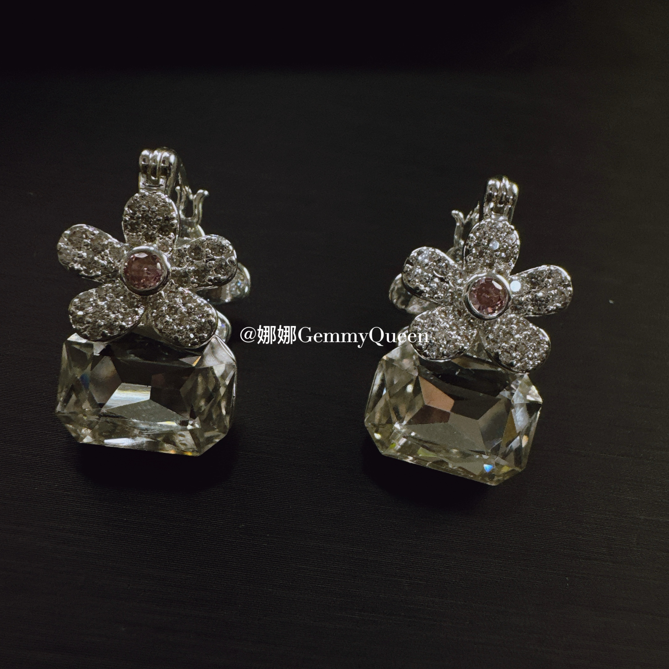 铜合金合成锆石耳饰 娜娜GemmyQueen耳环GQ04989