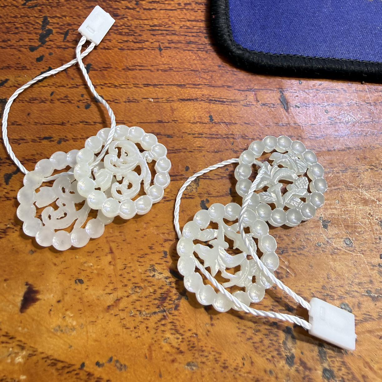 山西文物商店｜耳环料两对4个