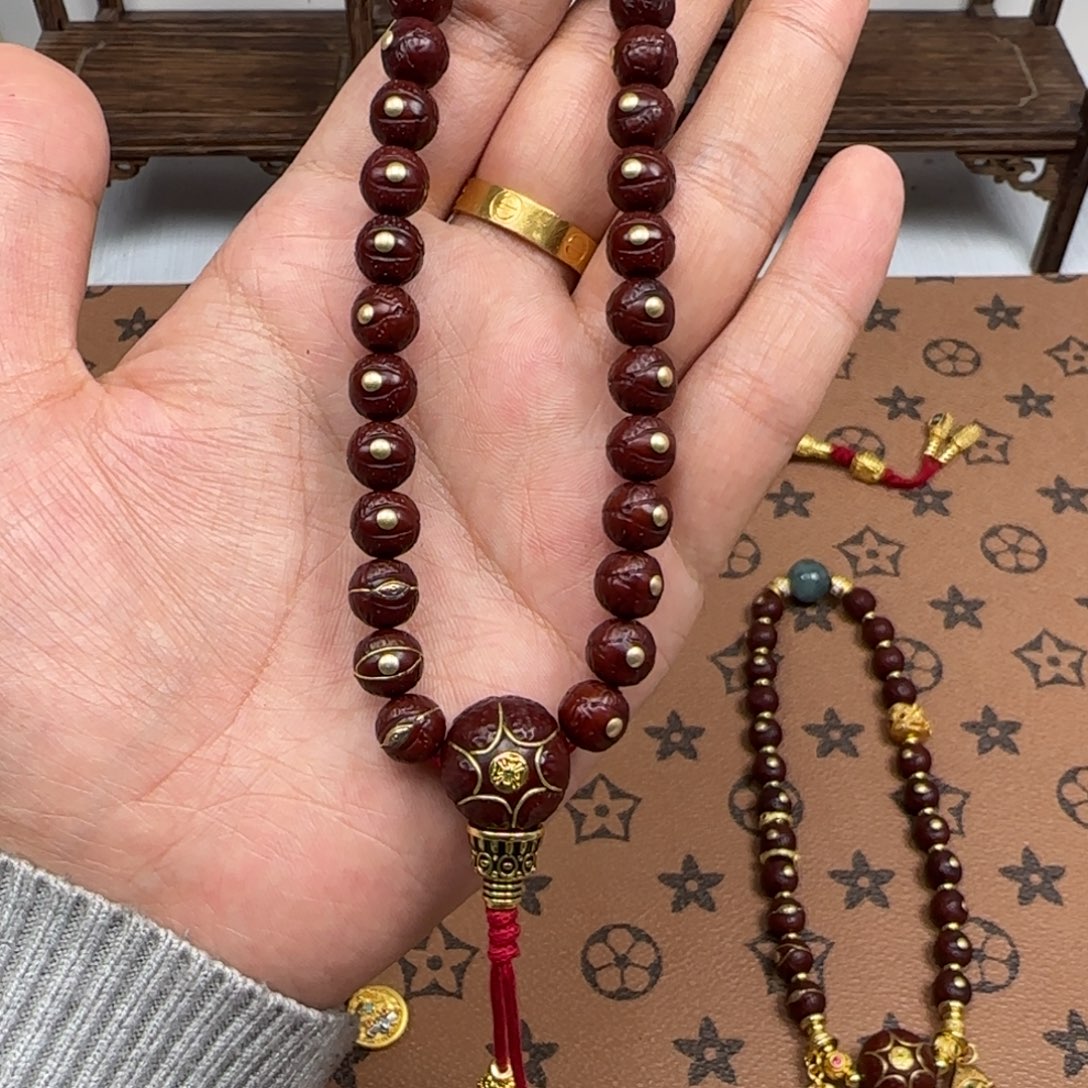 凤眼菩提吊坠凤眼金钉手持8.8