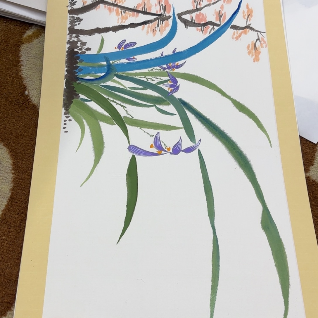 国画30-50卡纸作品艺