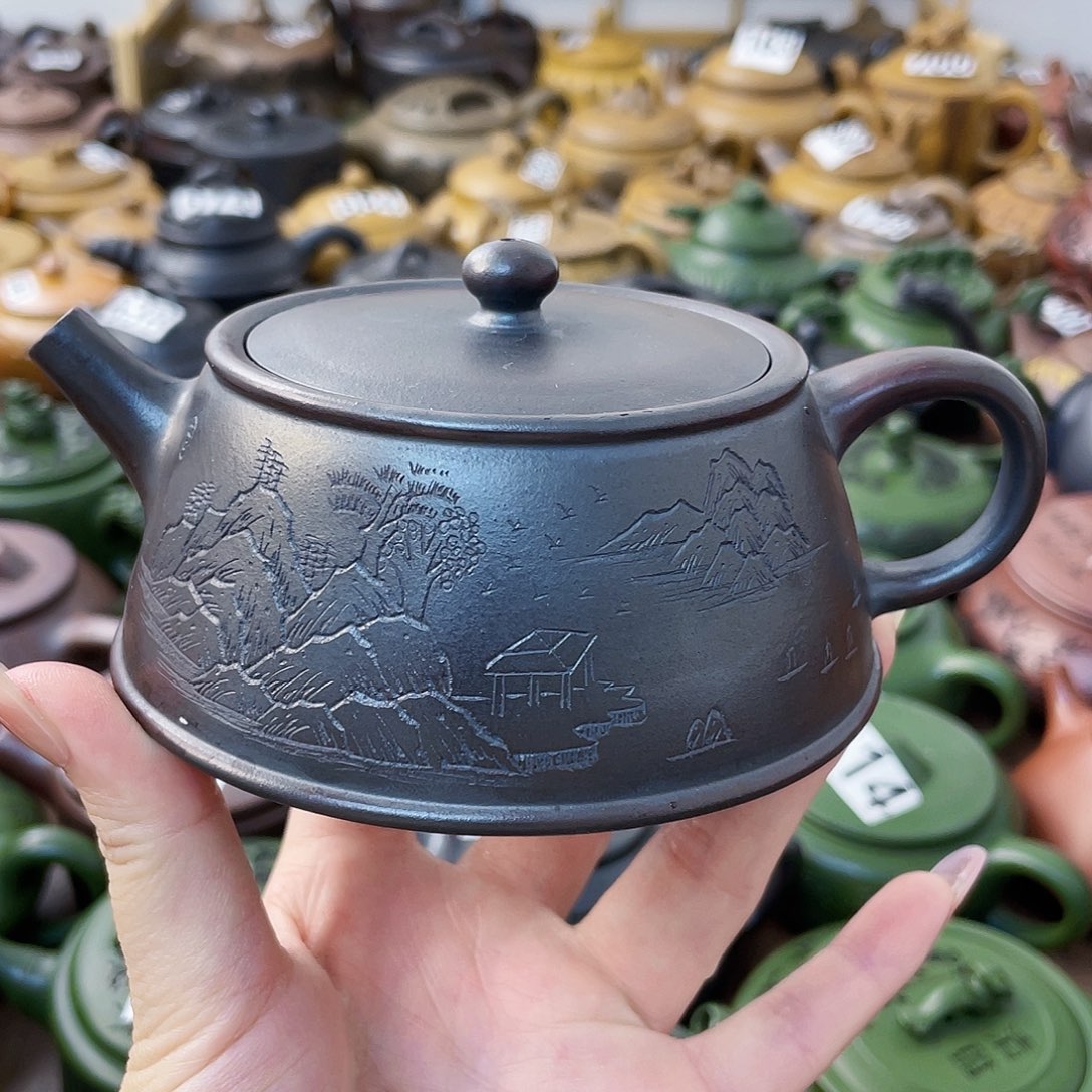 茶壶紫砂紫砂微瑕