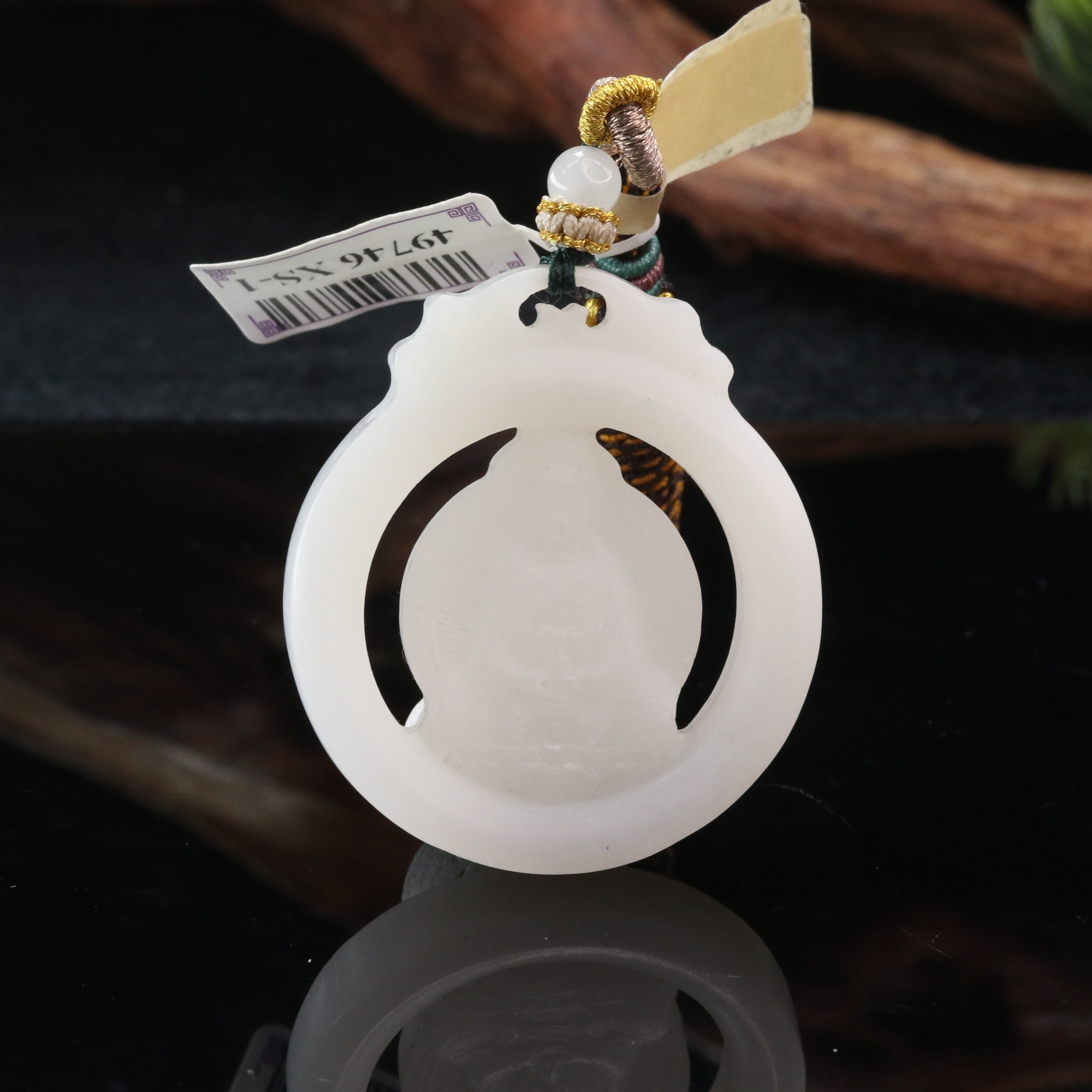 6和田玉羊脂白吊坠/000703北京中保拍卖