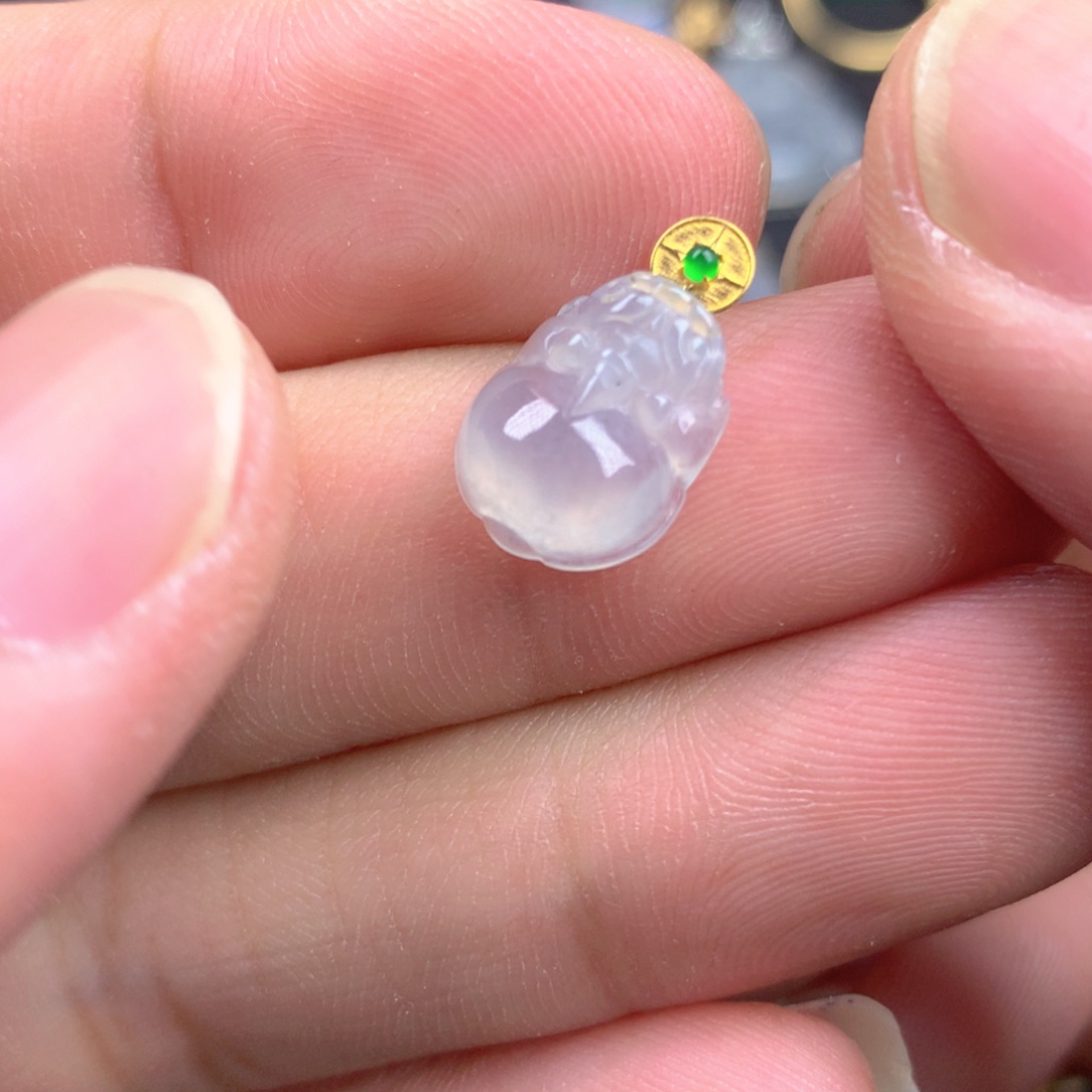 【闪购商品】翡翠18K金镶嵌颈饰翡翠