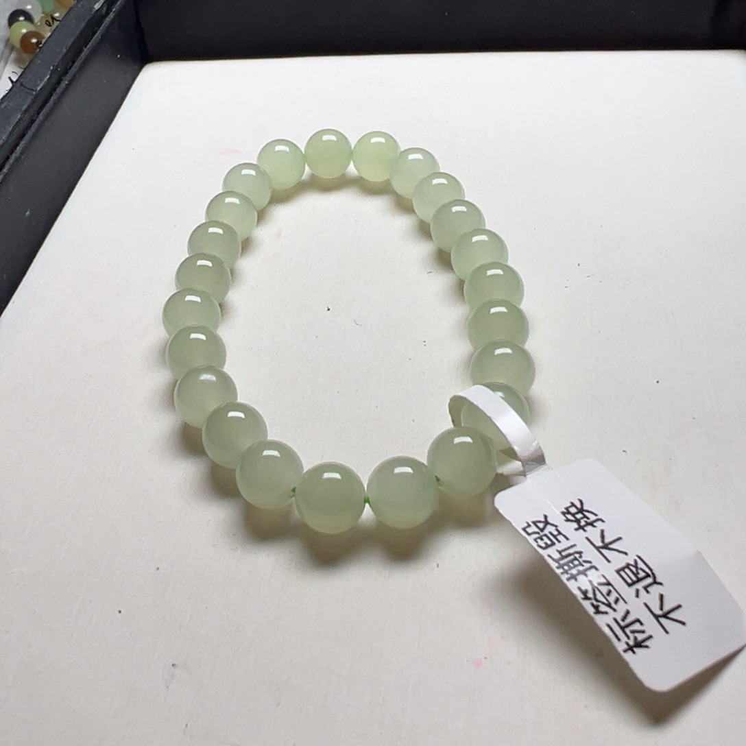 未镶嵌和田玉手链小*