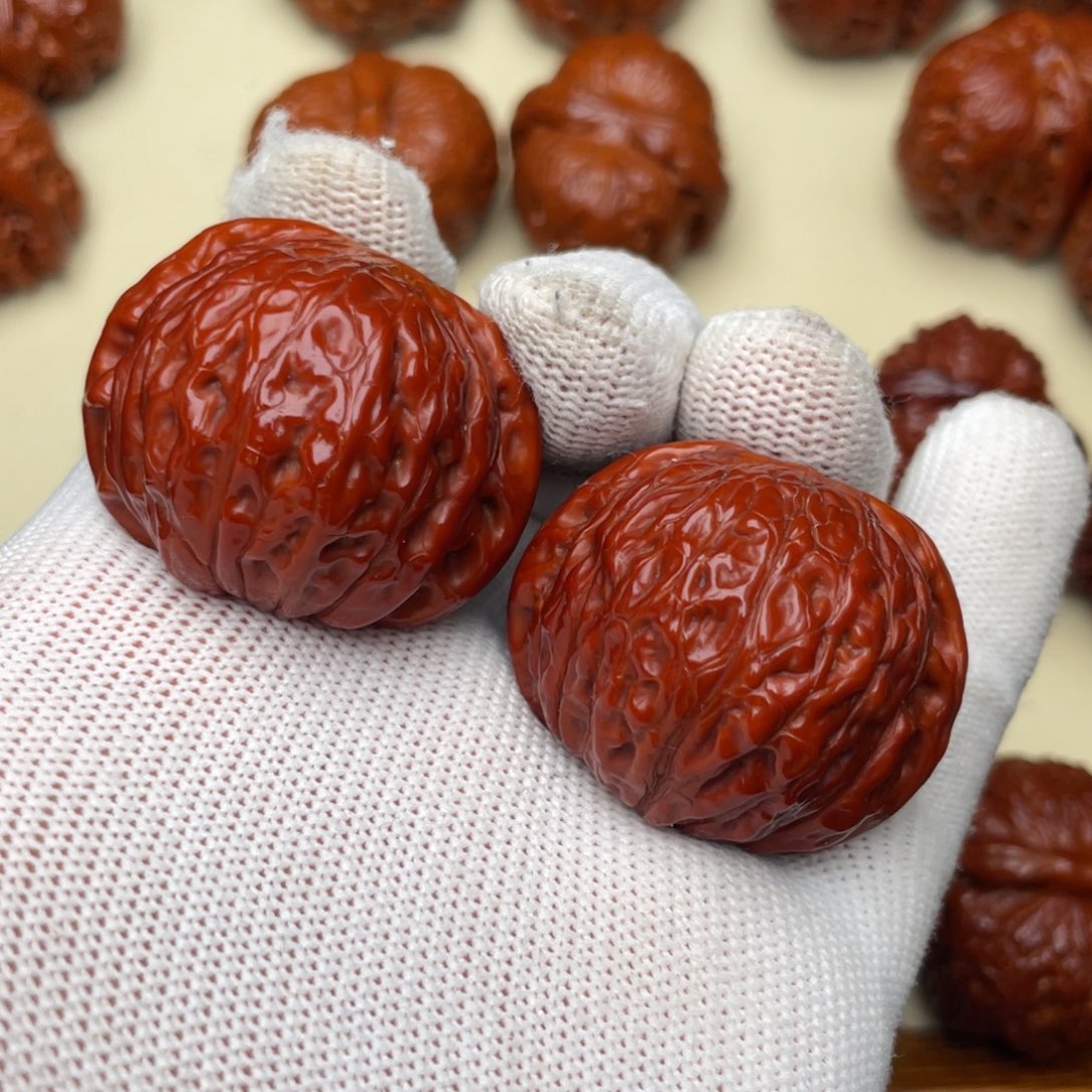 文玩核桃把件铁锤 39