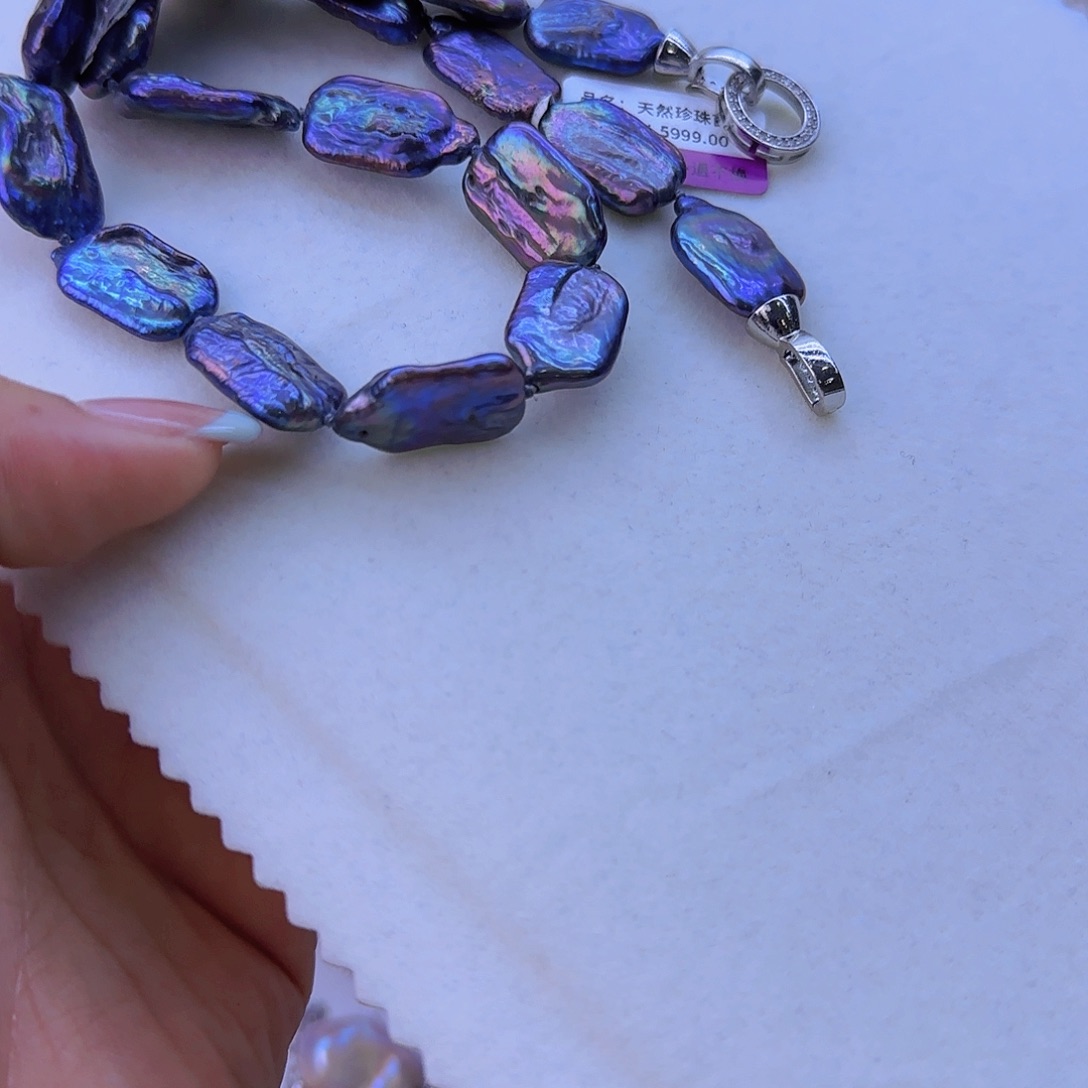 未镶嵌淡水珍珠项链定制671