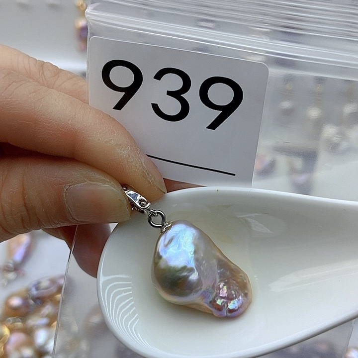 淡水珍珠颈饰银S925镶嵌