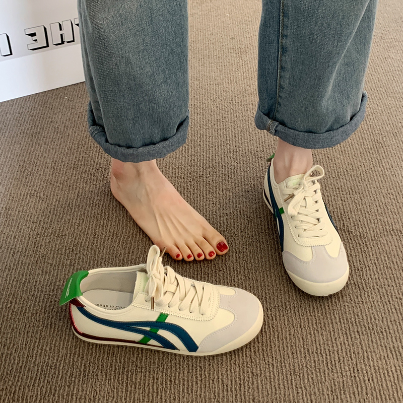 阿甘德训鞋女2025年新款平底休闲运动鞋软底休闲小白鞋P7902