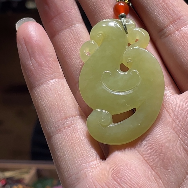 和田玉未镶嵌吊坠(不含链)