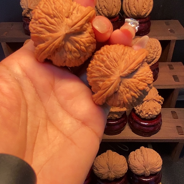 文玩核桃吊坠44全品闷白