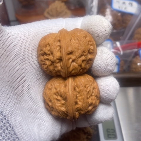 文玩核桃把件元宝40