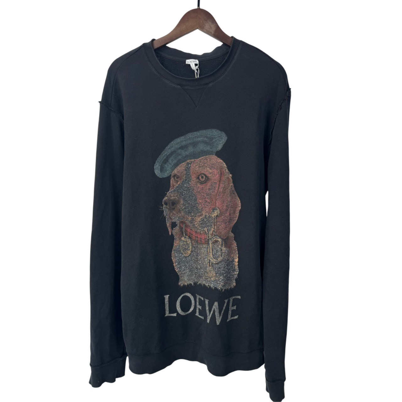 95新 LOEWE/罗意威 狗头卫衣/s码/2411116
