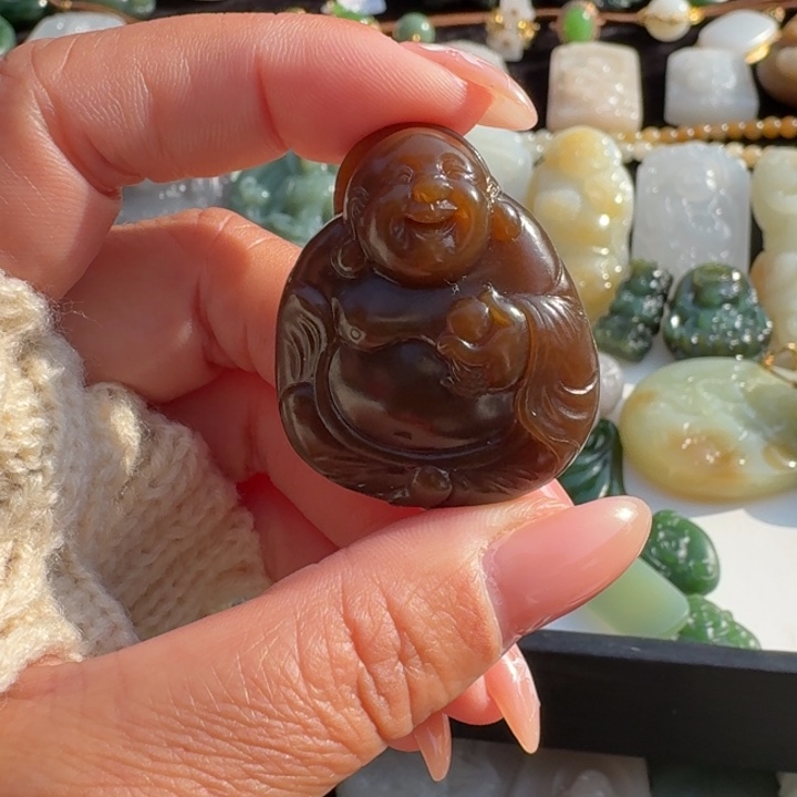 和田玉未镶嵌颈饰38荣浩