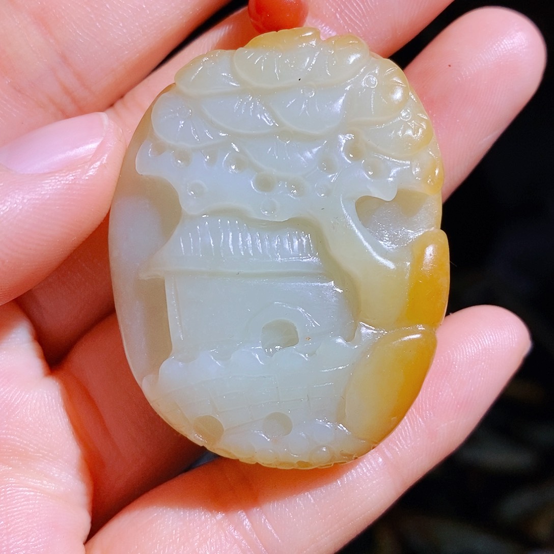 和田玉颈饰未镶嵌